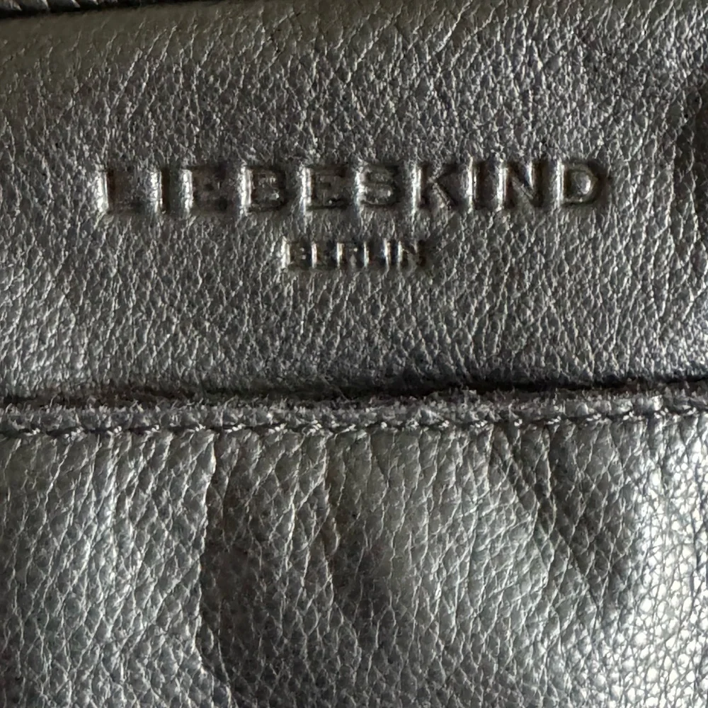Liebeskind Black Leather Braided-Strap Belt Bag with Tassel - Picture 2 of 7